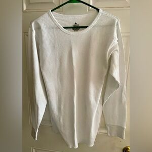 White Thermal Long Sleeve Top